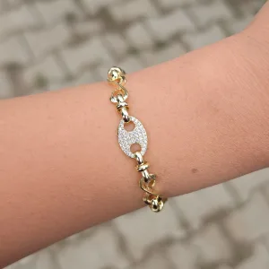 Gold Taşlı Bileklik 0010