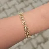 Gold Taşlı Bileklik 0011