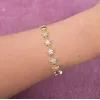 Gold Taşlı Yıldız Bileklik 0014
