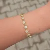 Gold Taşlı Yıldız Bileklik 0014