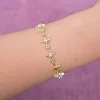 Gold Taşlı Yıldız Detaylı Bileklik 0016