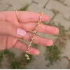 Gold Taşlı Yıldız Detaylı Bileklik 0016