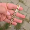 Gold Taşlı Zincir Bileklik 0017