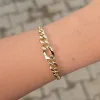 Gold Zincir Detaylı Bileklik 0020