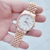 Rosegold Metal Kordon Kadın Saat Kombini 9519