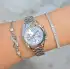 Silver Metal Kordon Kadın Saat Kombini 3848