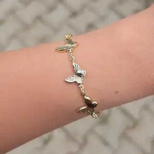Gold Kelebekli Bileklik 0009