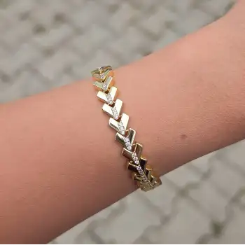 Gold Taşlı Bileklik 0002
