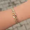 Gold Zincir Detaylı Bileklik 0020