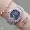 Silver Rose Metal Kordon Kadın Saat Kombini 2897