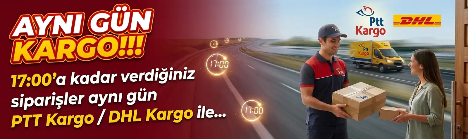 AYNI GÜN KARGO !!!
