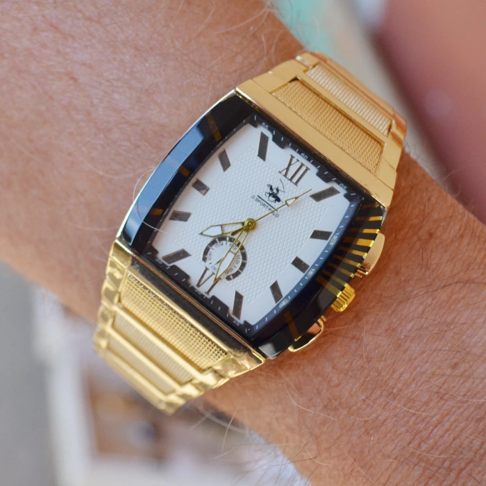 Gold Metal Kordon Erkek Saati 3493