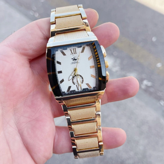 Gold Metal Kordon Erkek Saati 3493