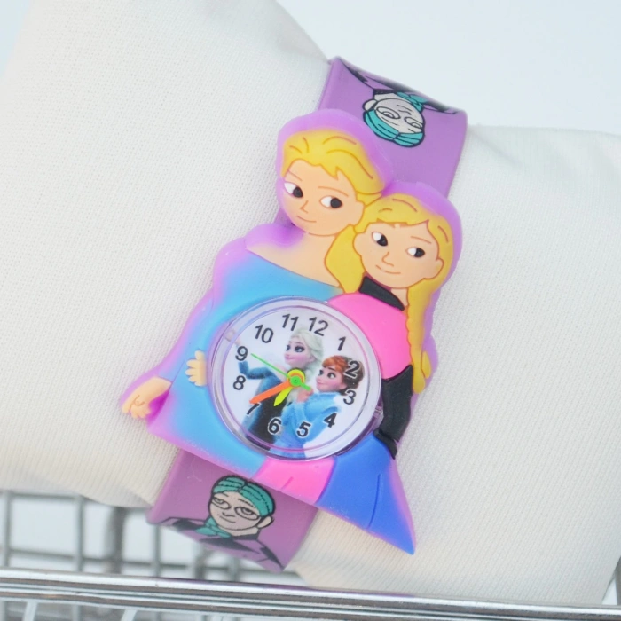 Lila Kız Çocuk Saati 2346