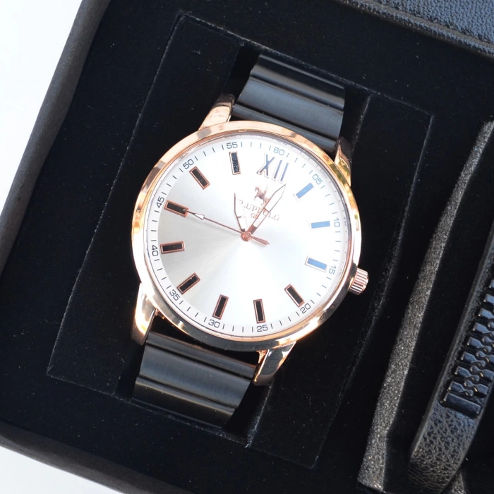 Cüzdanlı Tespihli Erkek Saat Seti 2626