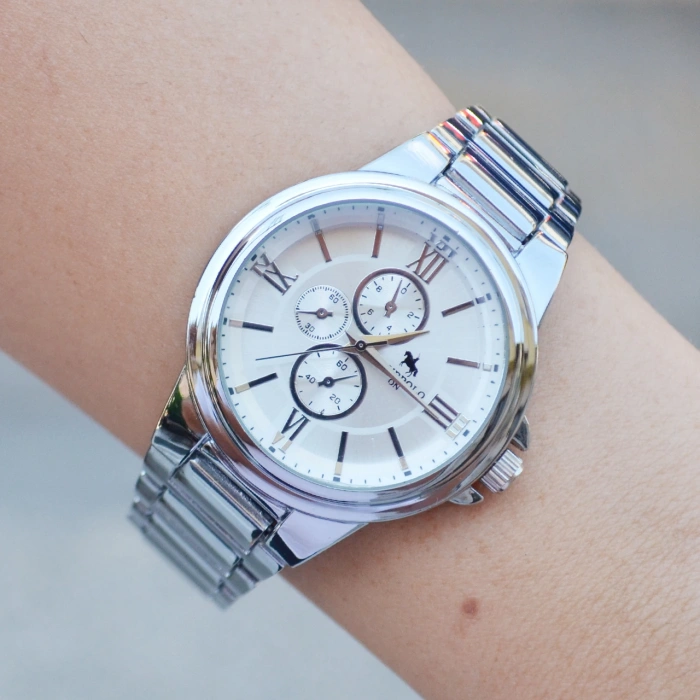 Silver Metal Kordon Erkek Saati 3492