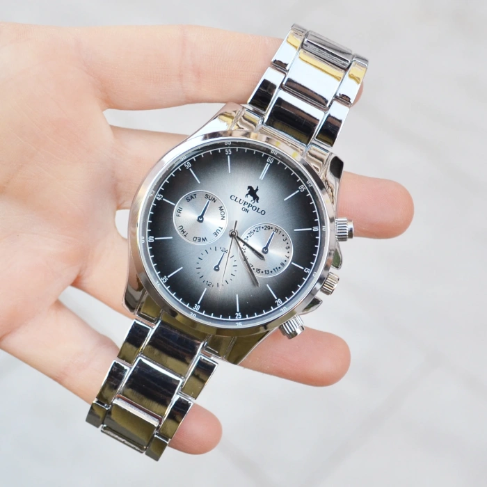 Silver Metal Kordon Erkek Saati 3720