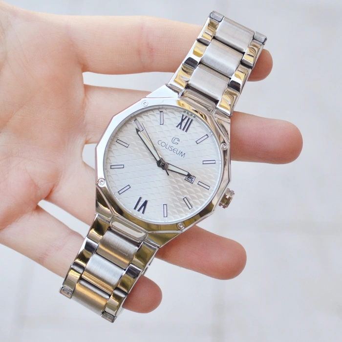 Silver Metal Kordon Erkek Saati 3722