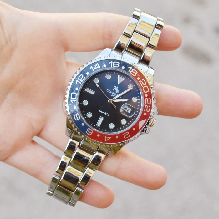 Silver Metal Kordon Erkek Saati 3728