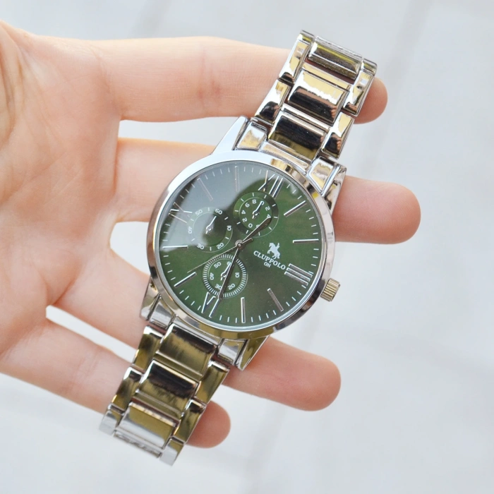 Silver Metal Kordon Erkek Saati 3729