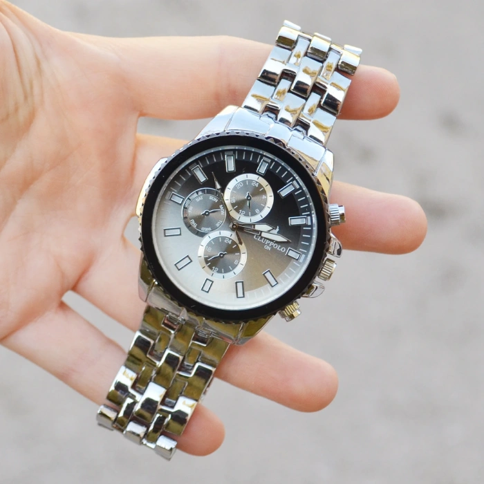 Silver Metal Kordon Erkek Saati 3730