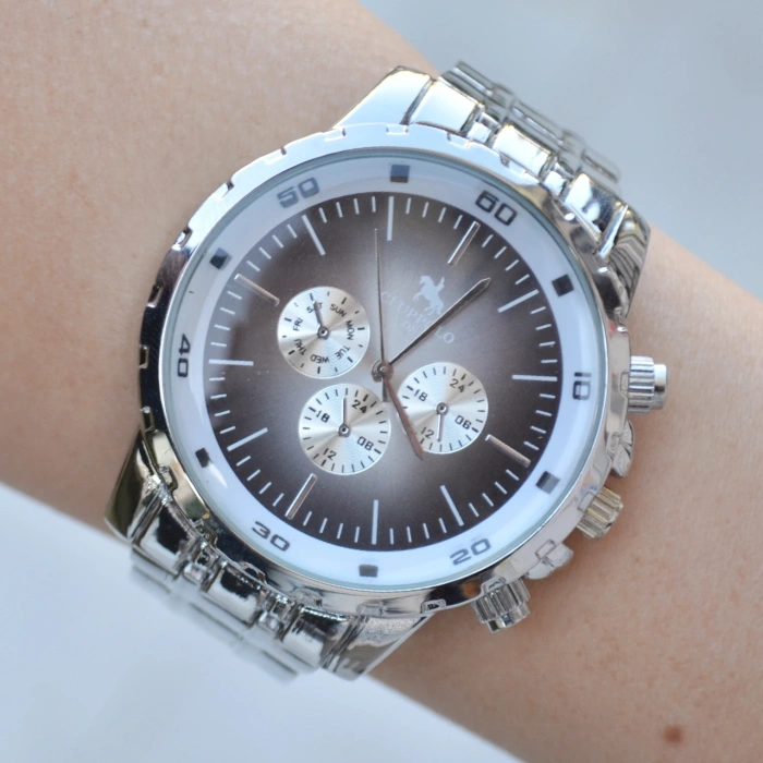 Silver Metal Kordon Erkek Saati 3731