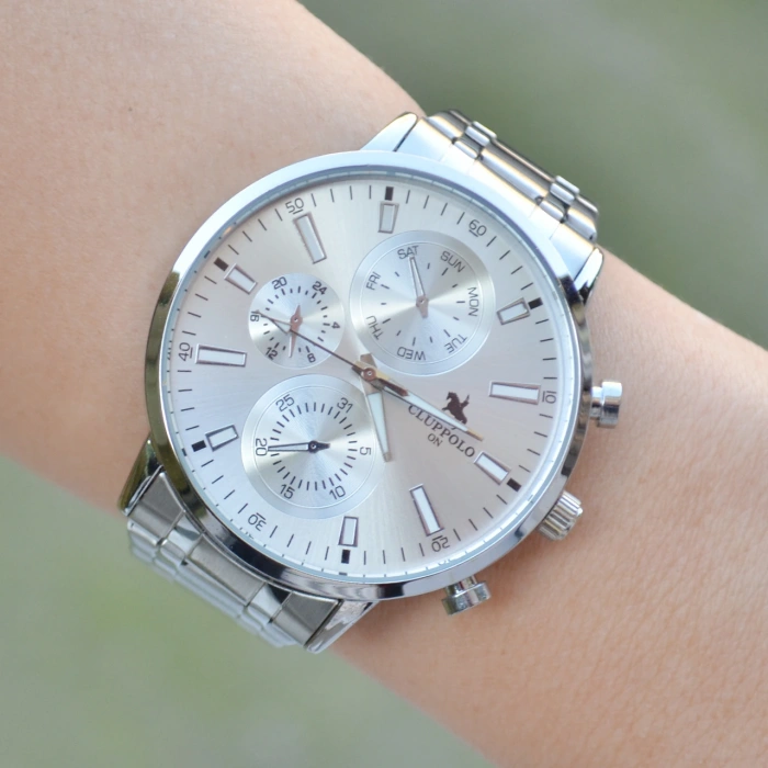 Silver Metal Kordon Erkek Saati 3733