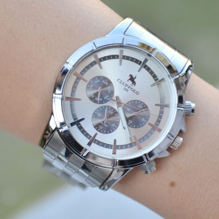 Silver Metal Kordon Erkek Saati 3734