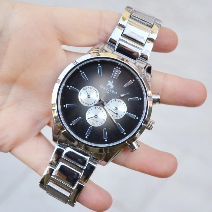 Silver Metal Kordon Erkek Saati 3735