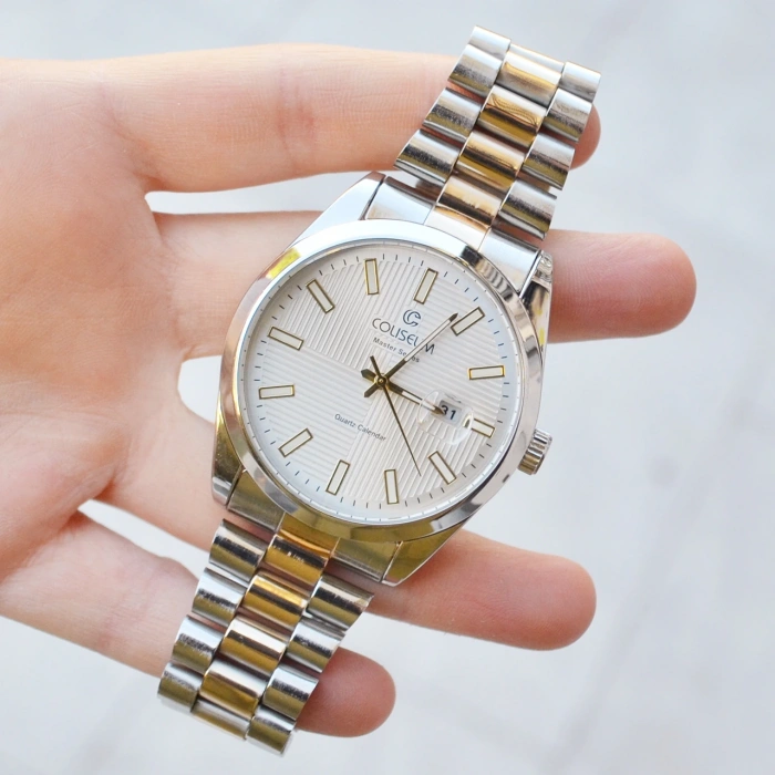 Silver Metal Kordon Erkek Saati 3736