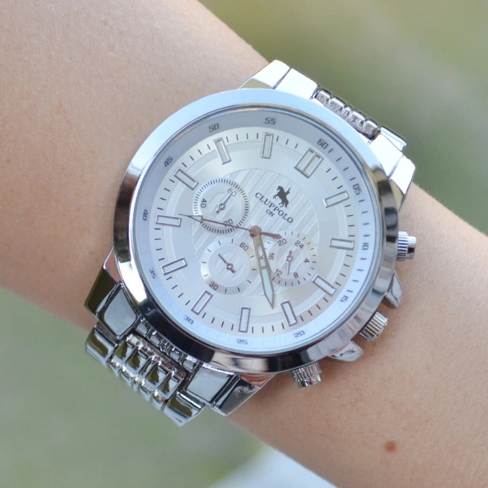 Silver Metal Kordon Erkek Saati 3738