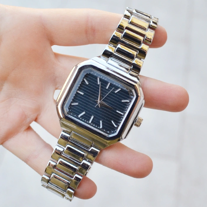 Silver Metal Kordon Erkek Saati 3739