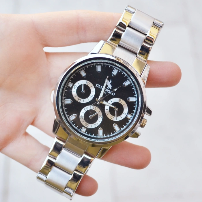 Silver Metal Kordon Erkek Saati 3741