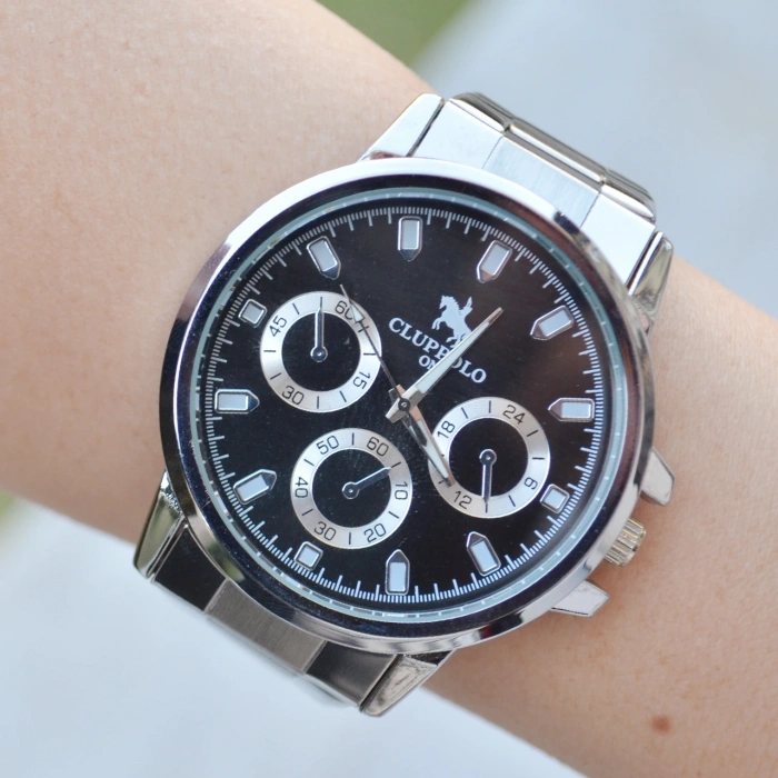 Silver Metal Kordon Erkek Saati 3741