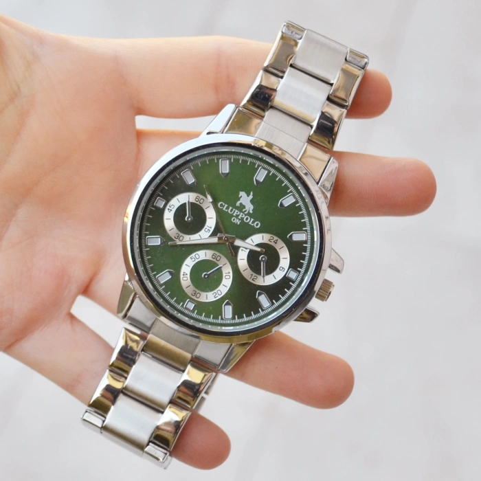 Silver Metal Kordon Erkek Saati 3744