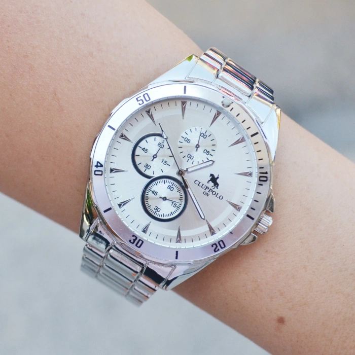 Silver Metal Kordon Erkek Saati 3503