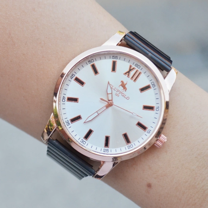 Siyah Metal Kordon Erkek Saati 3519