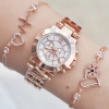 Rose Metal Kordon Kadın Saat Kombini 3441
