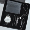 Cüzdanlı Tespihli Erkek Saat Seti 3689