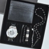 Cüzdanlı Tespihli Erkek Saat Seti 3697