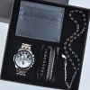 Cüzdanlı Tespihli Erkek Saat Seti 3700