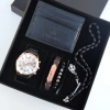 Cüzdanlı Tespihli Erkek Saat Seti 2627