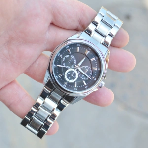 Silver Metal Kordon Erkek Saati 3854