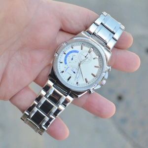 Silver Metal Kordon Erkek Saati 3859