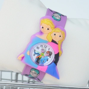 Lila Kız Çocuk Saati 2346