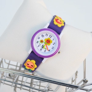 Mor Kız Çocuk Saati 2666