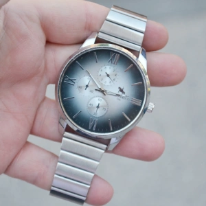 Silver Metal Kordon Erkek Saati 3508