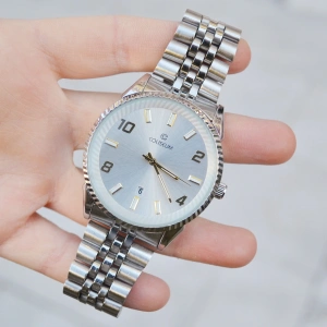 Silver Metal Kordon Erkek Saati 3721