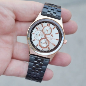 Siyah Metal Kordon Erkek Saati 3511