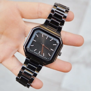 Siyah Metal Kordon Erkek Saati 3717